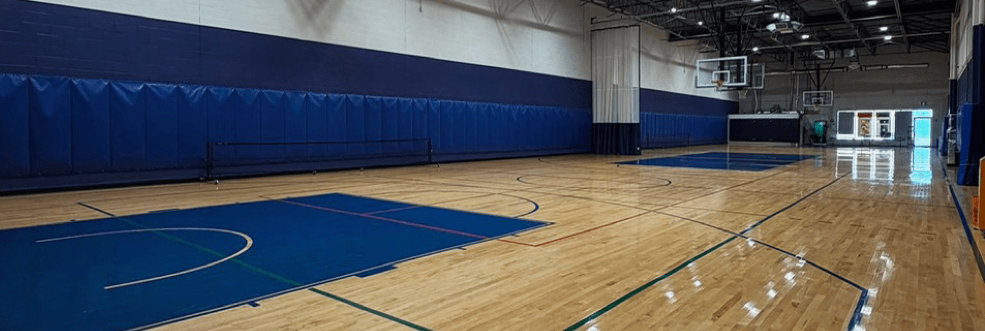 Kids playing on indoor turf